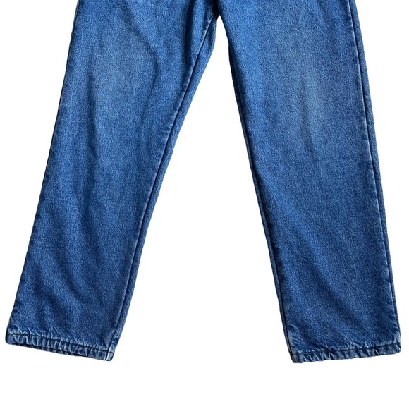 Big Bill Men’s Fleece Lined Work Denim Jeans Size 38x32 Blue Cold Weather Warm - Picture 3 of 9